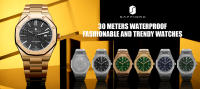 Reloj De Hombre SAPPHERO En Acero Inoxidable Dorado Con Cronógrafo Y Calendario Resistente Al Agua Pantalla Analógica-Digital Estilo Casual - details 17