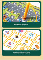 Juego De Mesa Magnético De Madera Con Laberinto Y Colores Juguetes Educativos Montessori Para Niños Actividad De Avión De Viaje - details 15