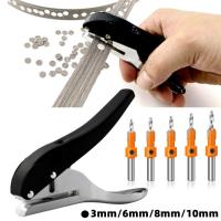 Herramienta De Perforación DIY Para Sombreros Y Bandas De Corte Pliseras De Cuero Herramienta De Perforación De Máscara Para Adultos Material De Poliéster - details 0