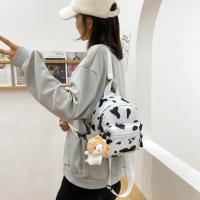 Mochila De Cuadros Divertida Para Mujer Mini Mochila De Moda Casual Bolsa De Mano Para Viaje Tamaño Compacto Material Polyester - details 7