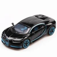 Modelo De Coche De Lujo Bugatti Chiron 1:32 En Aleación De Metal Con Sonido Y Luz Colección Para Niños Simulación De Deportivo - details 7
