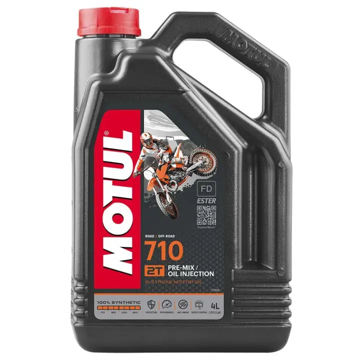 Motul Aceite De Motor 710 2t 4l - 1