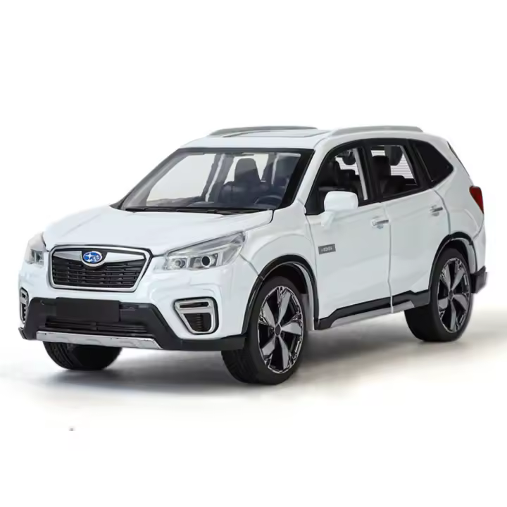 Modelo De Coche De Escala Subaru Forester SUV De 1:30 En Aleación Simulación De Luz Y Sonido Vehículos Off-road Metal Regalo Para Niños - 1
