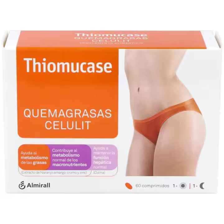 Thiomucase Quemagrasas Celulit, 60 Comprimidos - 1
