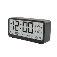 Reloj Digital 8001-EN Con Mostrador De Temperatura Humedad Y Alarma De Doble Modo Visualización De Día Semana Y Mes - details 9