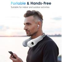 Ventilador De Cuello sin Portáthil, ventilador de refrigeración with Luz LED, ventilador de aire acondicionado personal portátil para acampar al Aire Libre - details 4