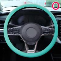 Cubierta De Guantes Para Volante Universal De Silicona Colorido Suave Decoración Automotriz DIY Accesorios Para Coche - details 41