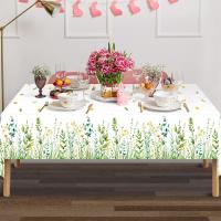 Mantel Desechable Floral De Mariposa Para Primavera Verano Y Fiestas De Cumpleaños Boda Y Navidad Decoración De Comedor Moderna De Poliéster 100% Rectangular - details 9