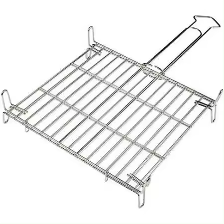 PARRILLA DOBLE ZINCADA 50x50 CM - 1
