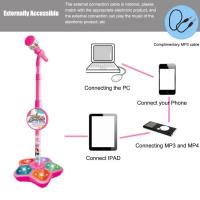 Microfono Con Rocking-Roll Para Niños Y Niñas Instrumento Musical De Karaoke Con Estuche Regalo Educativo Para Cumpleaños Adecuado Para Edades 3-12 Años - details 8