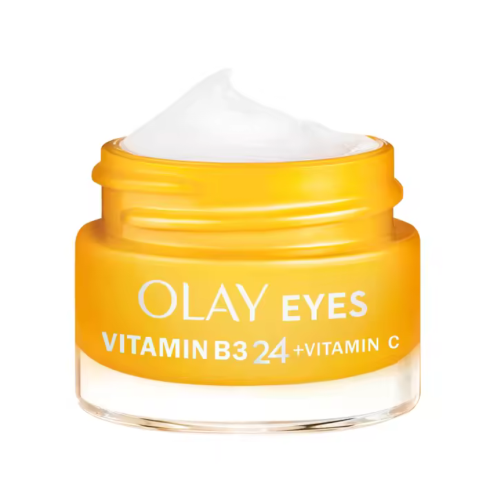 Olay Vitamin B3 24 + Vitamin C Crema Contorno De Ojos Con Vitamina B3, Vitamina C Y Péptidos, Para Una Piel Visiblemente Más Luminosa, 15 ml - 1