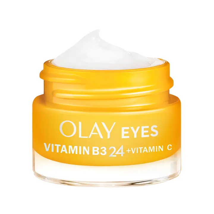 Olay Vitamin B3 24 + Vitamin C Crema Contorno De Ojos Con Vitamina B3, Vitamina C Y Péptidos, Para Una Piel Visiblemente Más Luminosa, 15 ml - 1