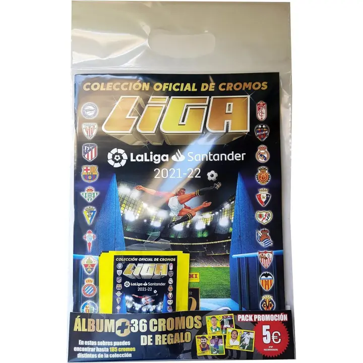 Panini Liga Este Santander 2021/2022 Starter Pack Álbum + 36 cromos - 1