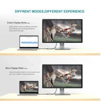 Adaptador Cable USB C a HDMI 4K USB 3.1 Converter HDTV Para Proyector PC MacBook pro Laptop Tablet HUAWEI Conector Tipo C a HDMI Compatible - details 6