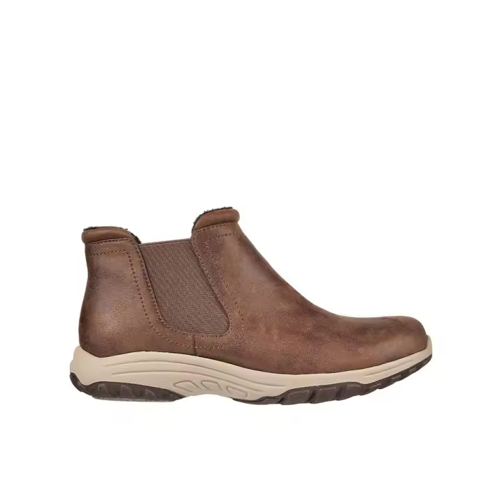 Skechers 158388_CHOC Botines para mujer marrón oscuro en textil 82287 - 1