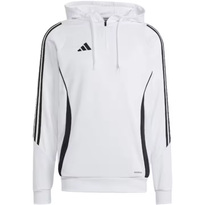 Adidas Tiro 24 Training Hoodie M IR9399 sudadera con capucha de la colección Tiro 24 Training, ideal para entrenamientos intensos en climas fríos gracias a su tejido térmico. - 1