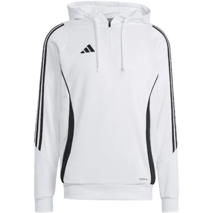 Adidas Tiro 24 Training Hoodie M IR9399 sudadera con capucha de la colección Tiro 24 Training, ideal para entrenamientos intensos en climas fríos gracias a su tejido térmico. - 1