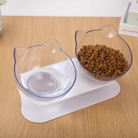 Tazas De Alimento Y Agua Para Gatos Con Soporte Antideslizante Doble Opción Alimentador De Gatos Para Gatos Jóvenes Suministros De Alimentación - details 1