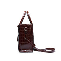 Bolso de mano de lujo para Mujer, Bandolera de Charol PU de Diseño de Cocodrilo, Bolso de Hombre Retro - details 20