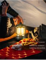 Linterna Portátil Recargable USB Retro Para Camping Luz De Tent Acuñada Impermeable LED Con Iluminación Dimmable Sin Etapas Para Exterior Y Emergencias - details 5