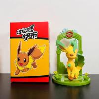 Set De 9 Figuras Pokemon Eeveelution Eevee Sylveon Espeon Glaceon Leafeon Juguete De Anime Para Cumpleaños De Niños Caja Incluida - details 4