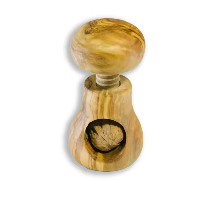 Cascanueces de madera de olivo - 1