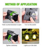 Lámpara Solar LED Para Jardín Impermeable Iluminación De Patio Decoración Para Camino Verde Lámpara De Pradera Exterior - details 8