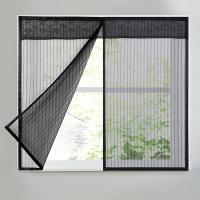 Mosquitera para Ventanas, mosquitera de Ventana magnética, mosquitera con girta Mágica, Protección Contra mosquitos, Negro, 130x150 cm - details 1