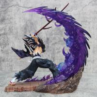 Figura De Anime Demon Slayergk 23cm Luz Destacada Tsugikuni Yoriichi Y Kokushibo Batalla Furiosa Estatua Decorativa Para Escritorio Regalo Para Fans - details 21