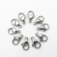 30-50Pcs Abrazaderas De Langosta De Acero Inoxidable 304 Para Pulseras Collares Cadenas Joyería DIY Tamaños 9-15mm Herramientas De Fabricación De Joyas - details 5