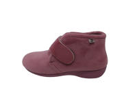 Zapatilla de estar por casa/Mujer/Berevëre/Suapel/Suela Goma/Cuña 3 cm/Tipo Botin/Cierre Fácil/Colores: Fresa/Gris - details 7