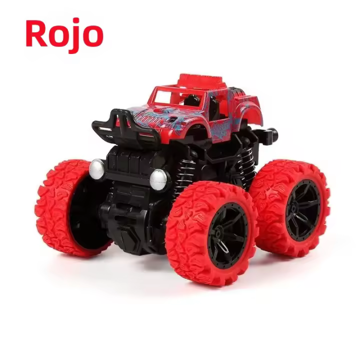Vehículo Todoterreno De Cuatro Ruedas Con Inercia Mini 360 Gira Modelo De Camión De Fricción Para Niños Regalo De Cumpleaños Material Plástico ABS - 1