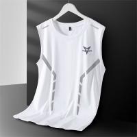 Camiseta De Hombre MINISO Con Manga Corta Y Malla Para Verano Secado Rápido Estilo Deportivo Corte Grande Transpirable Para Diario - details 2