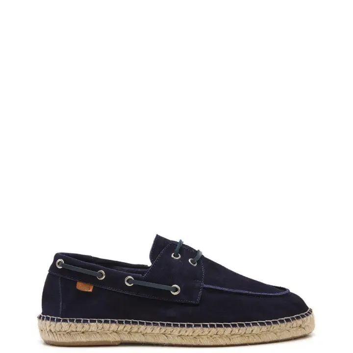 Lois 74411 Alpargatas para hombre azul marino en piel 74411-107 - 1