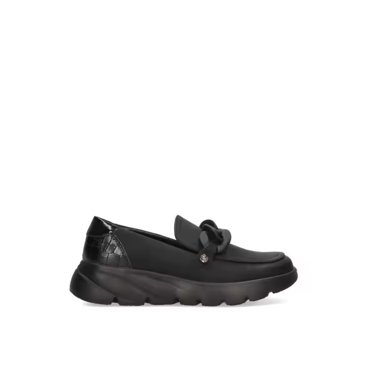 MOCASIN CADENA 61102 LUBLIN 01 NEGRO MUJER ETIKA - 1