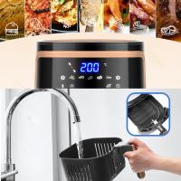 AIGOSTAR Freidora de Aire sin Aceite 7L,1900W, Inteligente. Conexión Wifi. Pantalla LED táctil, 7 funciones preestablecidas + mantener caliente y modo manual, Libre de BPA - details 2