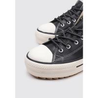 victoria TRIBU DOBLE SIERRA EFECTO PIEL zapatilla deportiva alta plataforma mujer Negro - details 1