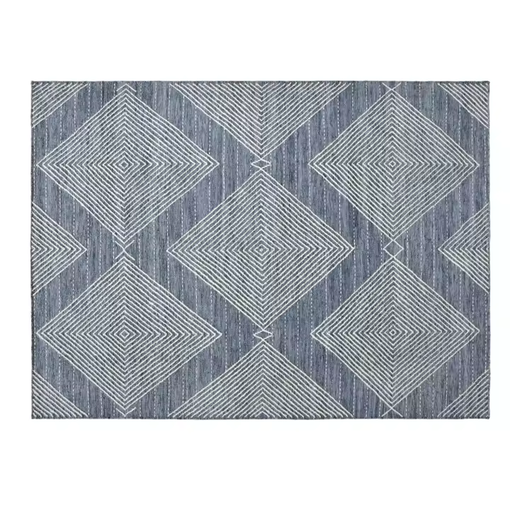 Parentesi Quadra  -  ALFOMBRA DIAMANTE NAVY BLUE 120X180 CM - 1