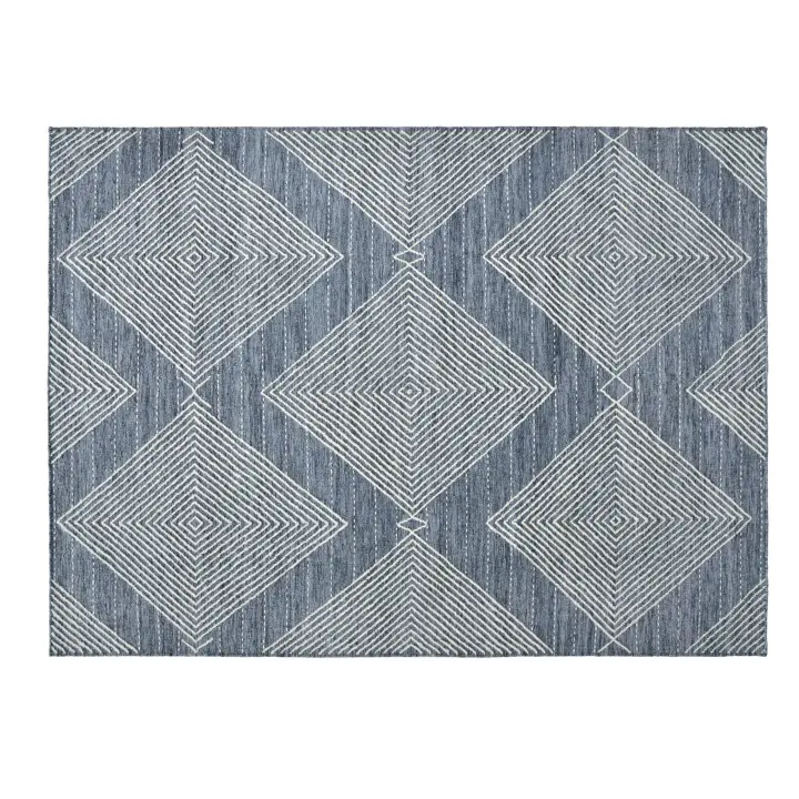 Parentesi Quadra  -  ALFOMBRA DIAMANTE NAVY BLUE 120X180 CM - 1