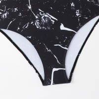 Nueva Monokini De Encaje Con Estampado Y Cierre En Zapato Para Mujer Traje De Baño De Un Pie Con Push up Y Manga Larga Para Surfismo Y Playa - details 6