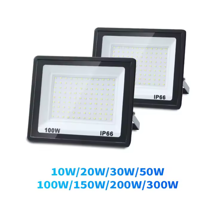 Luz De Inundación LED IP66 Impermeable 220V 10W 20W 30W 50W 100W 150W 200W 300W Spot Para Jardín Calle Puerta Muralla Exteriores - 1