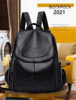 Mochila blanca de cuero para mujer, morral escolar de gran capacidad para viaje - details 7