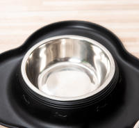 Tazas De Alimento Y Agua Para Perros Y Gatos Con Almohadilla Antideslizante De Acero Inoxidable Durable Anti-slip Feeder De Alimentos Y Agua Para Mascotas - details 8