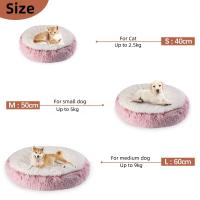 Alfombra Donut Para Perro De Tamaño Mediano Y Pequeño Sillón Redondo De Peluche Accesorios Para Mascotas Almohadilla Grande Para Pupusas Y Gatos - details 0