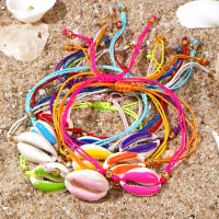 Pulsera Bohemia Ajustable De Concha Colorida Para Playa Y Resorte Regalo De Joyería Hermoso Para Hombres Y Mujeres - details 0