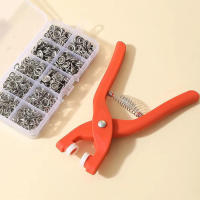 Kit De Botones De Acero Inoxidable Con Herramientas Para Manualidades Y Costura Kit De Fijación Para Ropa Y DIY - details 5