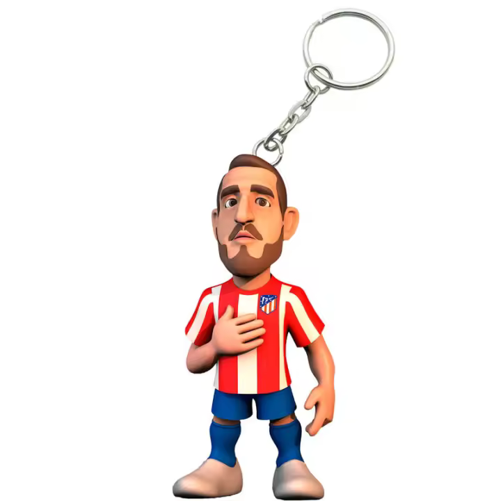 Llavero figura Minix Koke Atletico de Madrid 7cmFigura  Coleccionable - Idea de Regalo- Mercancia Oficial - Juguetes para Niños y Adultos - Movies Fans - Muñeco para Coleccionistas y Exposición - 1