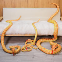 Juguete De Peluche Grande Serpiente Python Simulada 110/160CM Cojín Peluche Cobra Boa Regalo Para Niños Decoración Del Hogar Material Coton PP Unisex - details 9