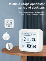 Sensor De Temperatura Y Humedad Inteligente WIFI Tuya Con Luz Trasera Soporte Alexa Google Assistant Para Vida Smart Life - details 15