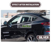 Pegatinas De Fibra De Carbono Negras Brillantes Para Puertas Y Ventanas De Ford Focus 3 MK3 2012-2018 Adhesivo Para Coche - details 3